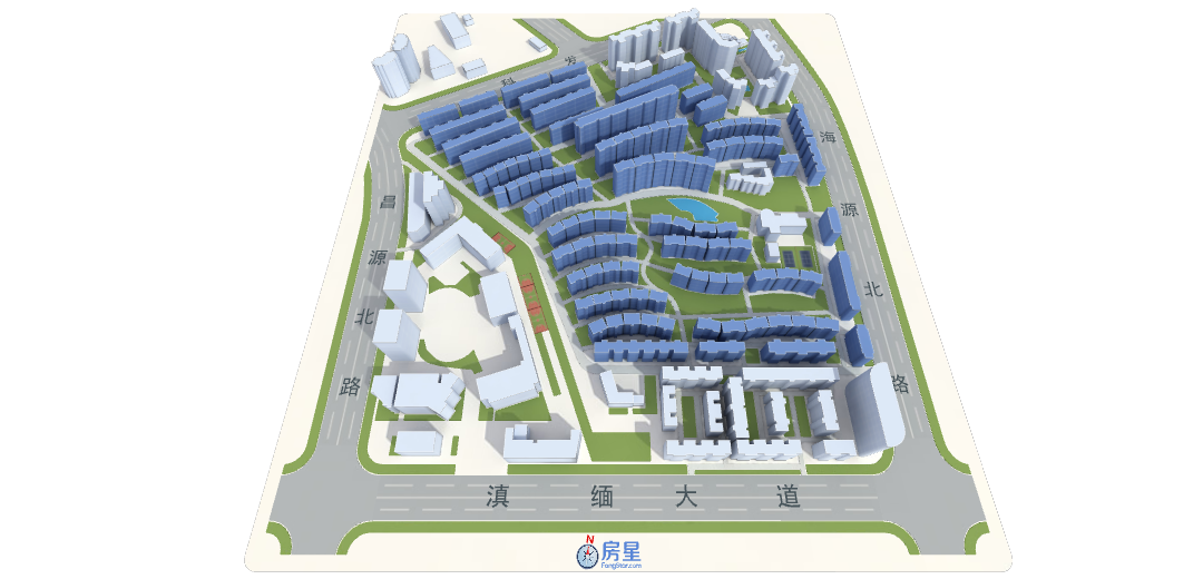 五华区 高新区 国际花园 大跃层 豪华装修 带屋顶花园 露台